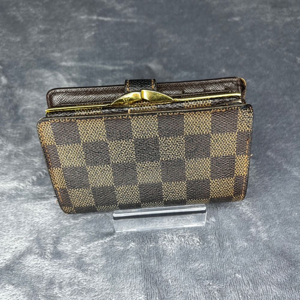 Louis Vuitton Damier Ebene Wallet Coin Purse Bifold Small EUC CODE: CA 1015 - Picture 2 of 10